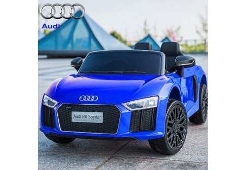 Auto na Akumulator Audi R8 Spyder Niebieskie Auto na Akumulator Audi R8 Spyder Niebieskie