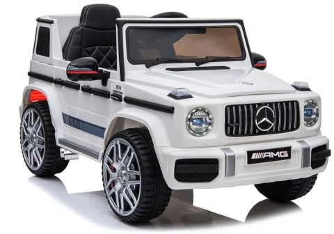 Auto na Akumulator Mercedes G63 AMG Biały Auto na Akumulator Mercedes G63 AMG Biały