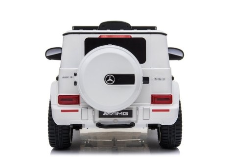 Auto na Akumulator Mercedes G63 AMG Biały Auto na Akumulator Mercedes G63 AMG Biały
