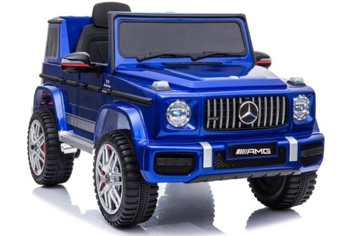 Auto na Akumulator Mercedes G63 AMG Niebieski Lakierowany Auto na Akumulator Mercedes G63 AMG Niebieski Lakierowany