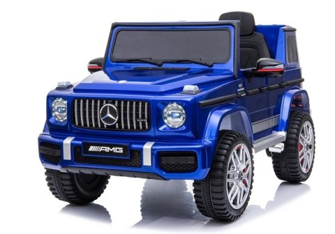 Auto na Akumulator Mercedes G63 AMG Niebieski Lakierowany Auto na Akumulator Mercedes G63 AMG Niebieski Lakierowany