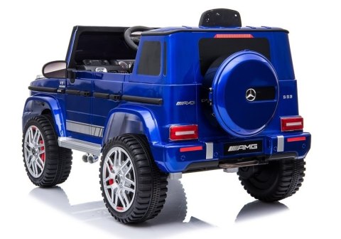 Auto na Akumulator Mercedes G63 AMG Niebieski Lakierowany Auto na Akumulator Mercedes G63 AMG Niebieski Lakierowany