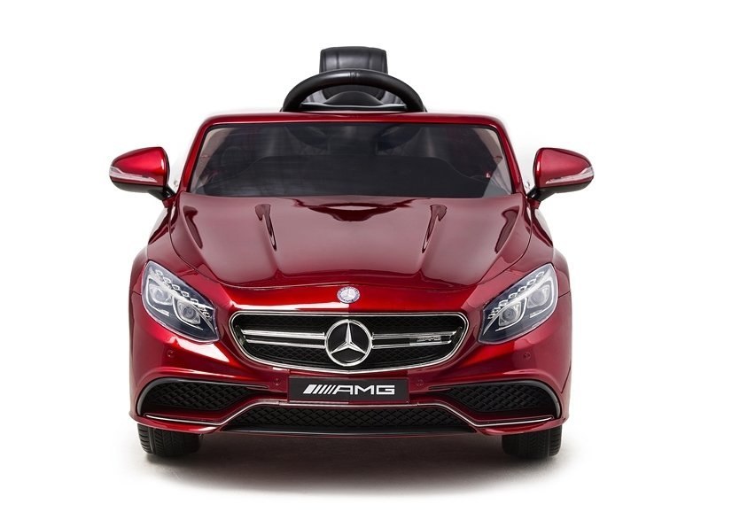 Auto na Akumulator Mercedes S63 Czerwony Lakierowany Auto na Akumulator Mercedes S63 Czerwony Lakierowany