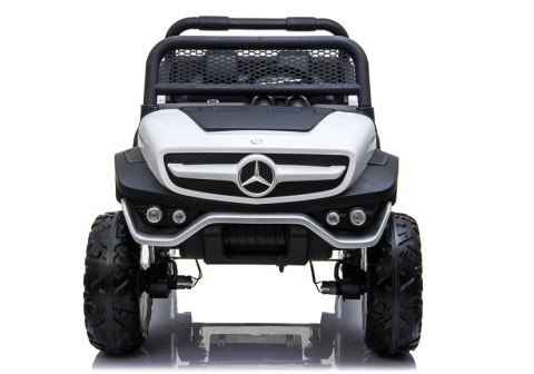 Auto na Akumulator Mercedes Unimog Biały Auto na Akumulator Mercedes Unimog Biały