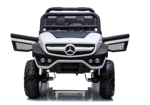 Auto na Akumulator Mercedes Unimog Biały Auto na Akumulator Mercedes Unimog Biały