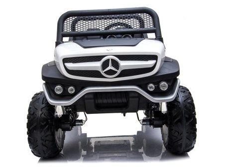 Auto na Akumulator Mercedes Unimog Biały Auto na Akumulator Mercedes Unimog Biały
