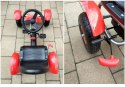 Gokart na Pedały Pompowane Koła GM18 Czerwony Gokart na Pedały Pompowane Koła GM18 Czerwony