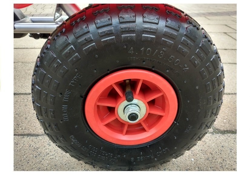 Gokart na Pedały Pompowane Koła GM18 Czerwony Gokart na Pedały Pompowane Koła GM18 Czerwony