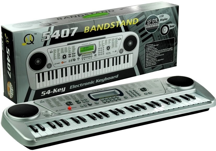 Keyboard MQ5407 Organy 54 Klawisze LCD Ładowarka Keyboard MQ5407 Organy 54 Klawisze LCD Ładowarka