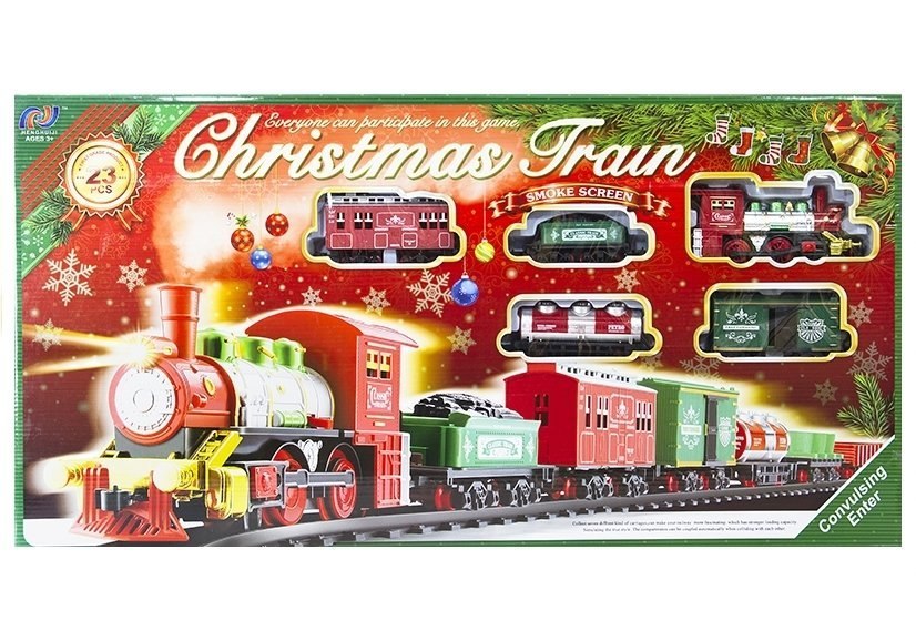 Kolejka christmas train na baterie 430cm Kolejka christmas train na baterie 430cm