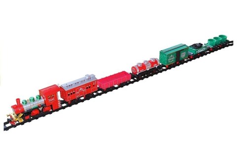 Kolejka christmas train na baterie 430cm Kolejka christmas train na baterie 430cm