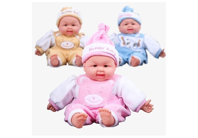 Lalka bobas niemowlę w ubranku 3 modele 50cm Lalka bobas niemowlę w ubranku 3 modele 50cm