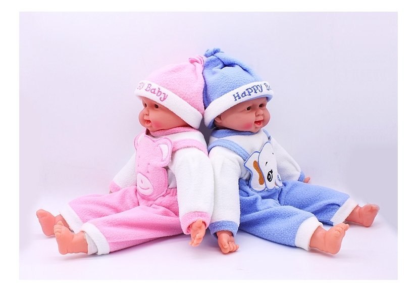 Lalka bobas niemowlę w ubranku 3 modele 50cm Lalka bobas niemowlę w ubranku 3 modele 50cm