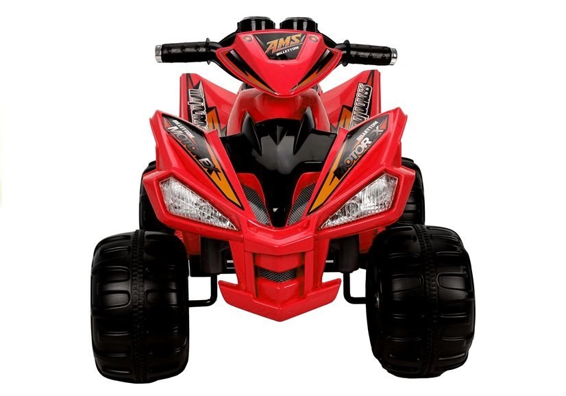 Quad na Akumulator Duże Koła Czerwony Quad na Akumulator Duże Koła Czerwony