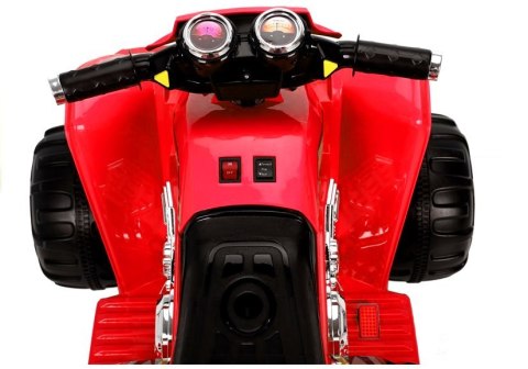 Quad na Akumulator Duże Koła Czerwony Quad na Akumulator Duże Koła Czerwony