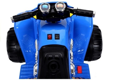 Quad na akumulator Duże Koła Niebieski Quad na akumulator Duże Koła Niebieski