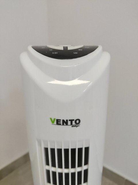 Wentylator Vento Kolumnowy 79 cm 40W z Pilotem Biały Wentylator Vento Kolumnowy 79 cm 40W z Pilotem Biały