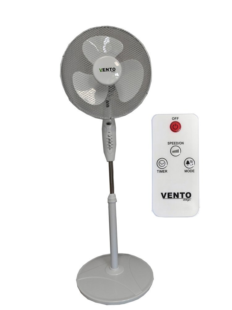 Wentylator Vento Podłogowy 40 cm 40W z Pilotem Biały Wentylator Vento Podłogowy 40 cm 40W z Pilotem Biały