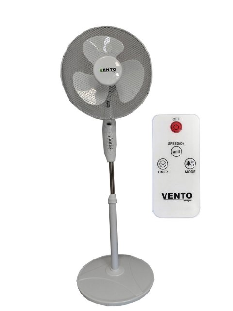 Wentylator Vento Podłogowy 40 cm 40W z Pilotem Biały Wentylator Vento Podłogowy 40 cm 40W z Pilotem Biały