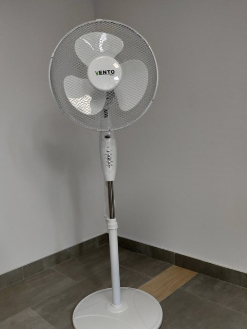Wentylator Vento Podłogowy 40 cm 40W z Pilotem Biały Wentylator Vento Podłogowy 40 cm 40W z Pilotem Biały