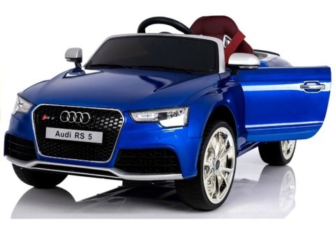 Auto na Akumulator Audi RS5 Niebieskie Lakierowane Auto na Akumulator Audi RS5 Niebieskie Lakierowane
