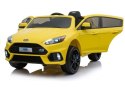 Auto na akumulator Ford Focus RS Żółte Auto na akumulator Ford Focus RS Żółte