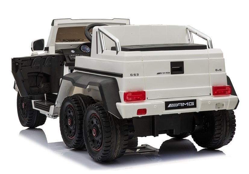 Pojazd Na Akumulator Mercedes 6x45W Biały Pojazd Na Akumulator Mercedes 6x45W Biały