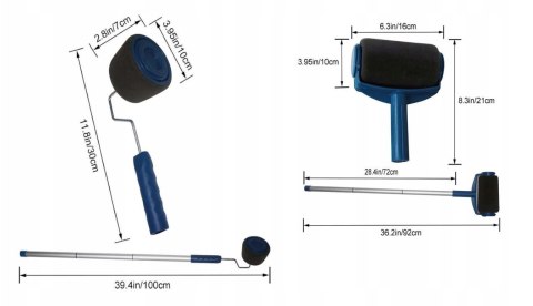 Niekapiący wałek do malowania zestaw Paint Roller Niekapiący wałek do malowania zestaw Paint Roller