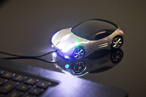 Myszka supercar - srebrna Myszka supercar - srebrna