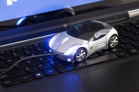 Myszka supercar - srebrna Myszka supercar - srebrna