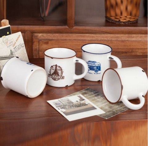 Porcelanowy MINI kubek retro - Refined Vanguards Porcelanowy MINI kubek retro - Refined Vanguards