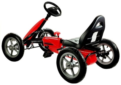 Gokart na Pedały 1904 Czerwony Gokart na Pedały 1904 Czerwony