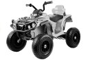 Quad na Akumulator BDM0906 Pompowane Koła Biały Quad na Akumulator BDM0906 Pompowane Koła Biały