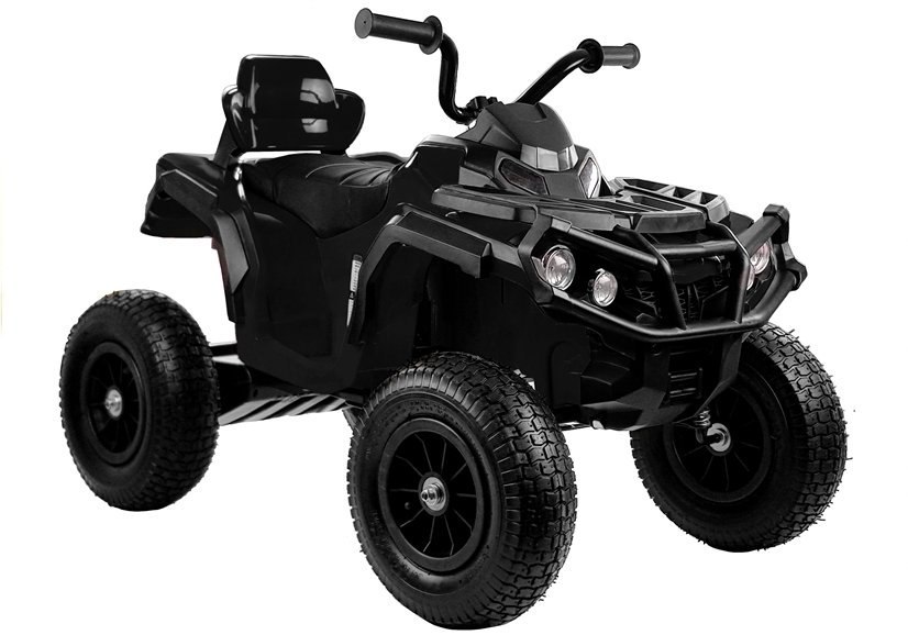 Quad na Akumulator BDM0906 Pompowane Koła Czarny Quad na Akumulator BDM0906 Pompowane Koła Czarny