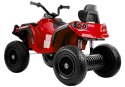 Quad na Akumulator BDM0906 Pompowane Koła Czerwony Quad na Akumulator BDM0906 Pompowane Koła Czerwony