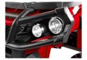 Quad na Akumulator BDM0906 Pompowane Koła Czerwony Quad na Akumulator BDM0906 Pompowane Koła Czerwony