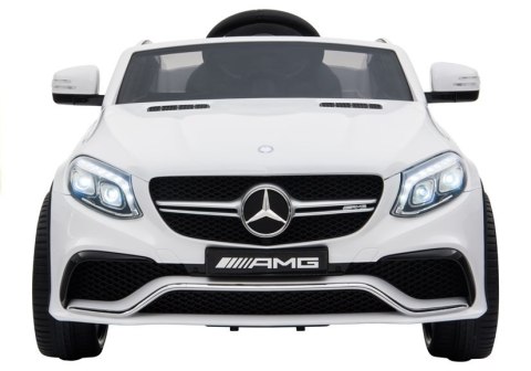 Auto na Akumulator Mercedes GLE63 Coupe Biały Auto na Akumulator Mercedes GLE63 Coupe Biały