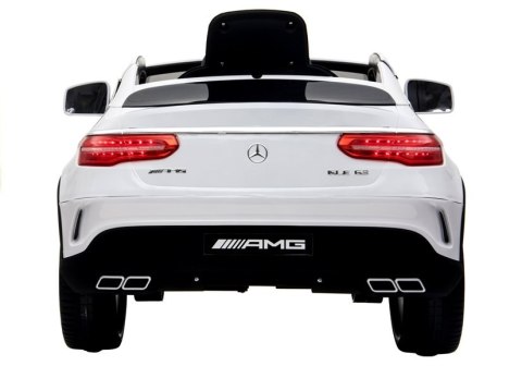 Auto na Akumulator Mercedes GLE63 Coupe Biały Auto na Akumulator Mercedes GLE63 Coupe Biały