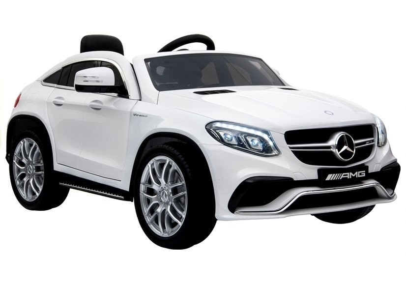 Auto na Akumulator Mercedes GLE63 Coupe Biały Auto na Akumulator Mercedes GLE63 Coupe Biały