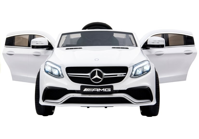 Auto na Akumulator Mercedes GLE63 Coupe Biały Auto na Akumulator Mercedes GLE63 Coupe Biały