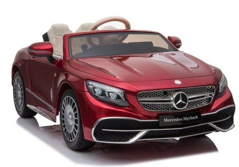 Auto na Akumulator Mercedes Maybach Czerwony Lakierowany Auto na Akumulator Mercedes Maybach Czerwony Lakierowany