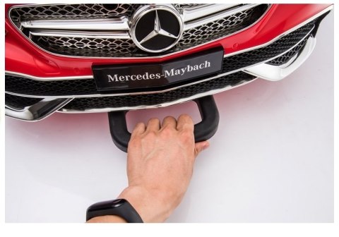 Auto na Akumulator Mercedes Maybach Czerwony Lakierowany Auto na Akumulator Mercedes Maybach Czerwony Lakierowany