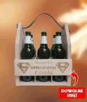 Nosidło na piwo z dowolnym grawerem - SuperMan Nosidło na piwo z dowolnym grawerem - SuperMan