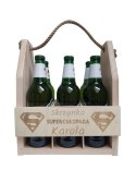 Nosidło na piwo z dowolnym grawerem - SuperMan Nosidło na piwo z dowolnym grawerem - SuperMan