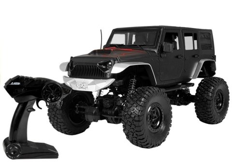 Auto Zdalnie Sterowane Jeep Gigant 1:8 Czarny Auto Zdalnie Sterowane Jeep Gigant 1:8 Czarny