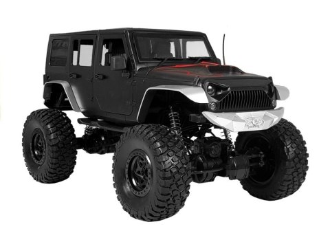 Auto Zdalnie Sterowane Jeep Gigant 1:8 Czarny Auto Zdalnie Sterowane Jeep Gigant 1:8 Czarny