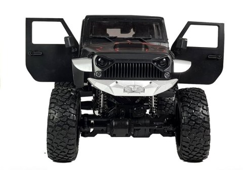 Auto Zdalnie Sterowane Jeep Gigant 1:8 Czarny Auto Zdalnie Sterowane Jeep Gigant 1:8 Czarny