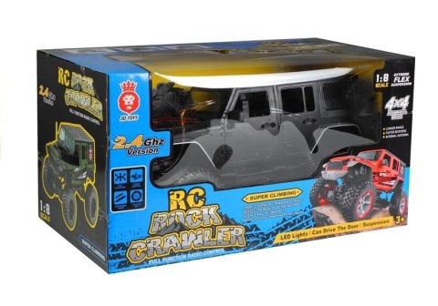 Auto Zdalnie Sterowane Jeep Gigant 1:8 Czarny Auto Zdalnie Sterowane Jeep Gigant 1:8 Czarny