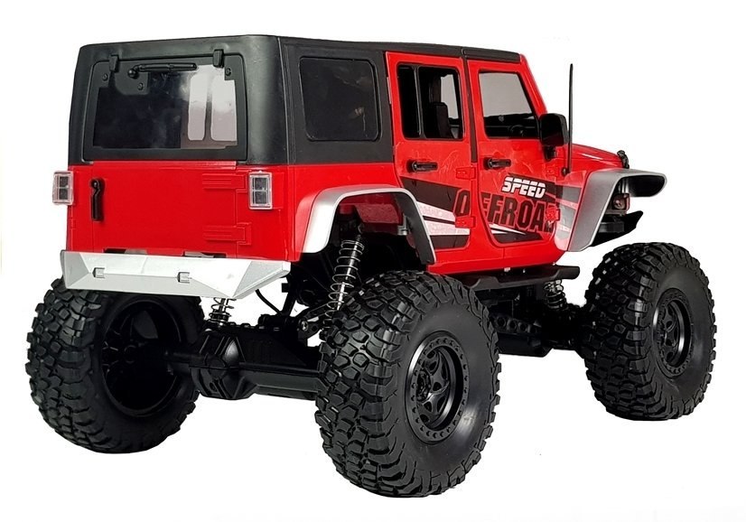 Auto Zdalnie Sterowane Jeep Gigant 1:8 Czerwone Auto Zdalnie Sterowane Jeep Gigant 1:8 Czerwone