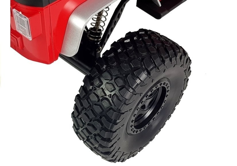 Auto Zdalnie Sterowane Jeep Gigant 1:8 Czerwone Auto Zdalnie Sterowane Jeep Gigant 1:8 Czerwone